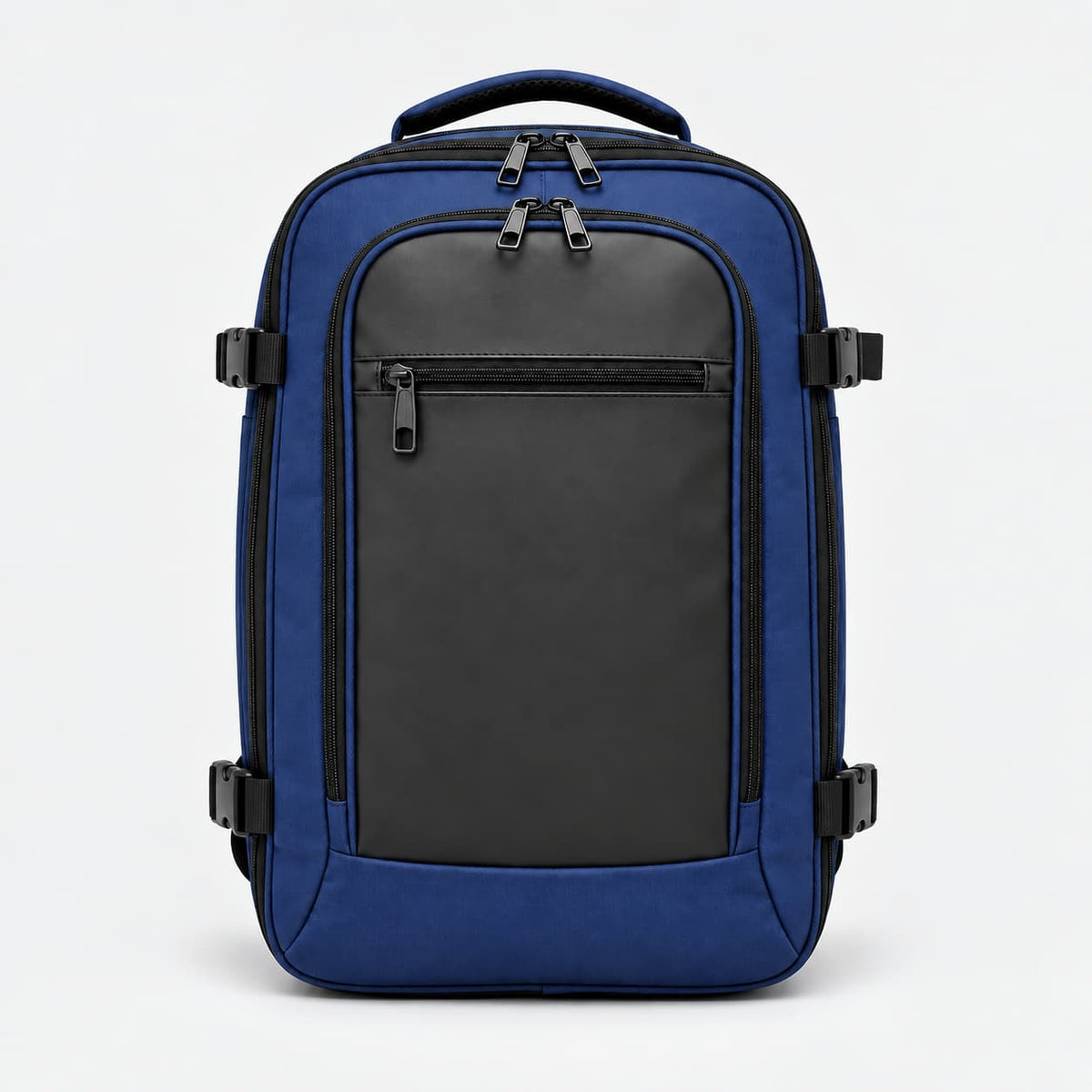 Zaino bagaglio a mano blu navy 40x25x20 cm - vista frontale