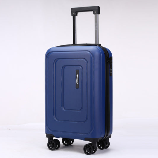 Dettaglio del pratico elastico fermabiancheria nel vano principale del trolley da cabina per mantenere gli abiti fermi e in ordine