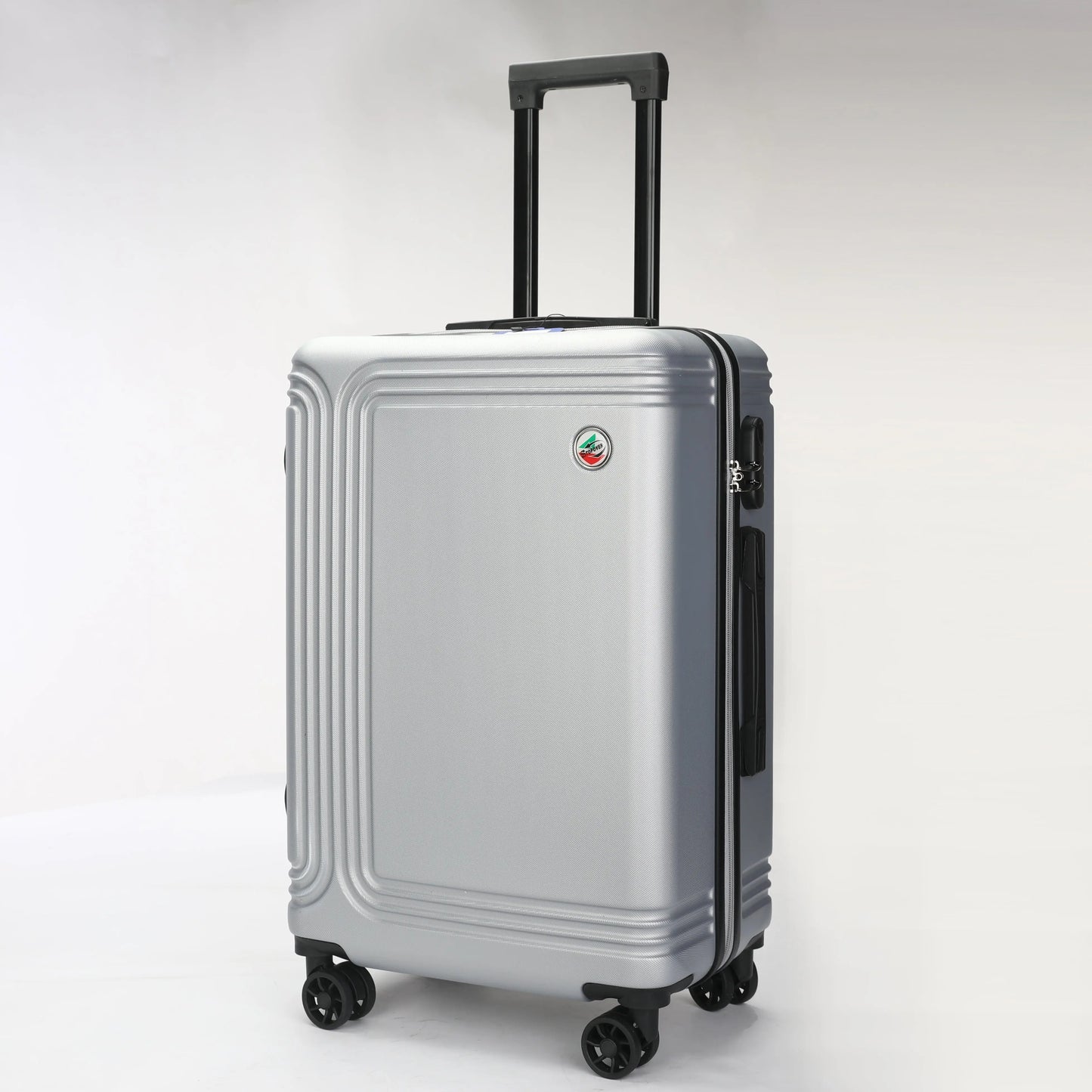 Maniglie ergonomiche superiori e laterali per trasporto comodo dei trolley ABS