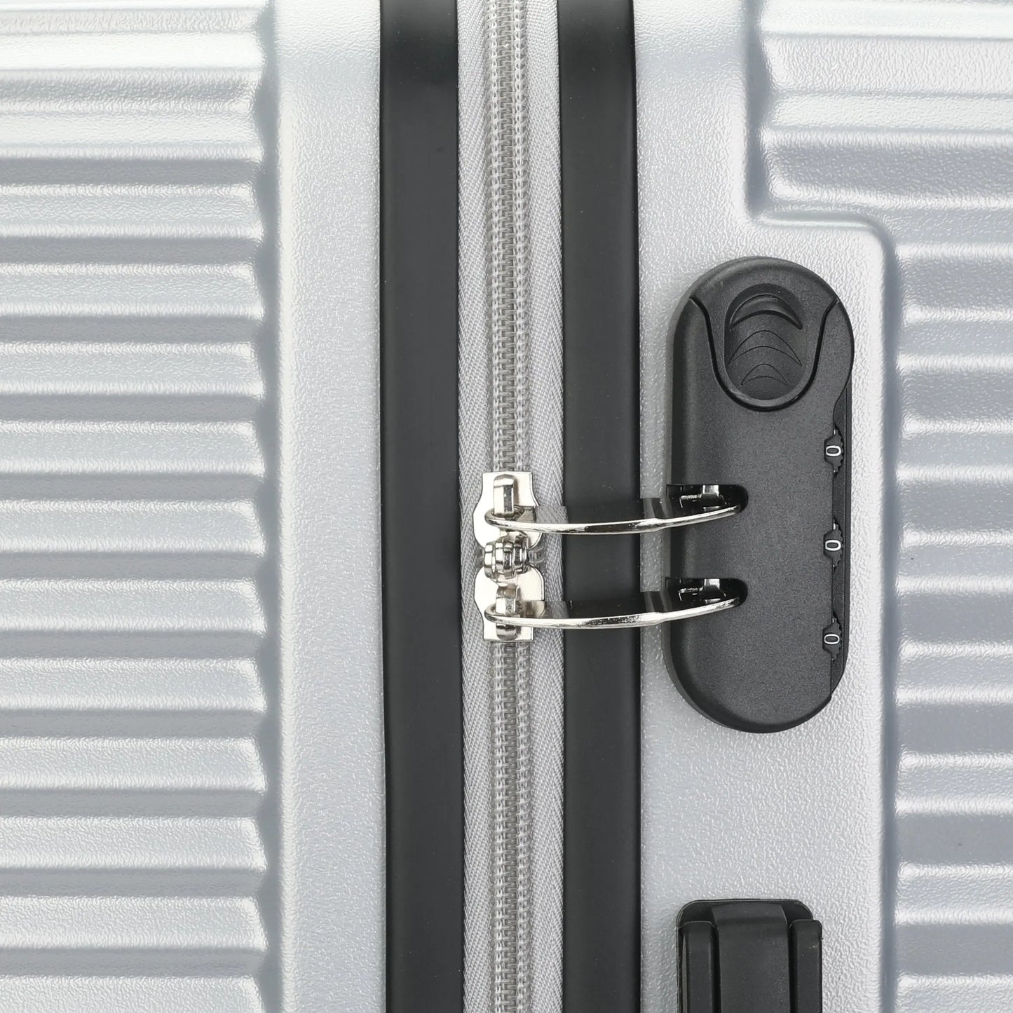 Lucchetto a tripla combinazione integrato e logo Stopover in metallo
