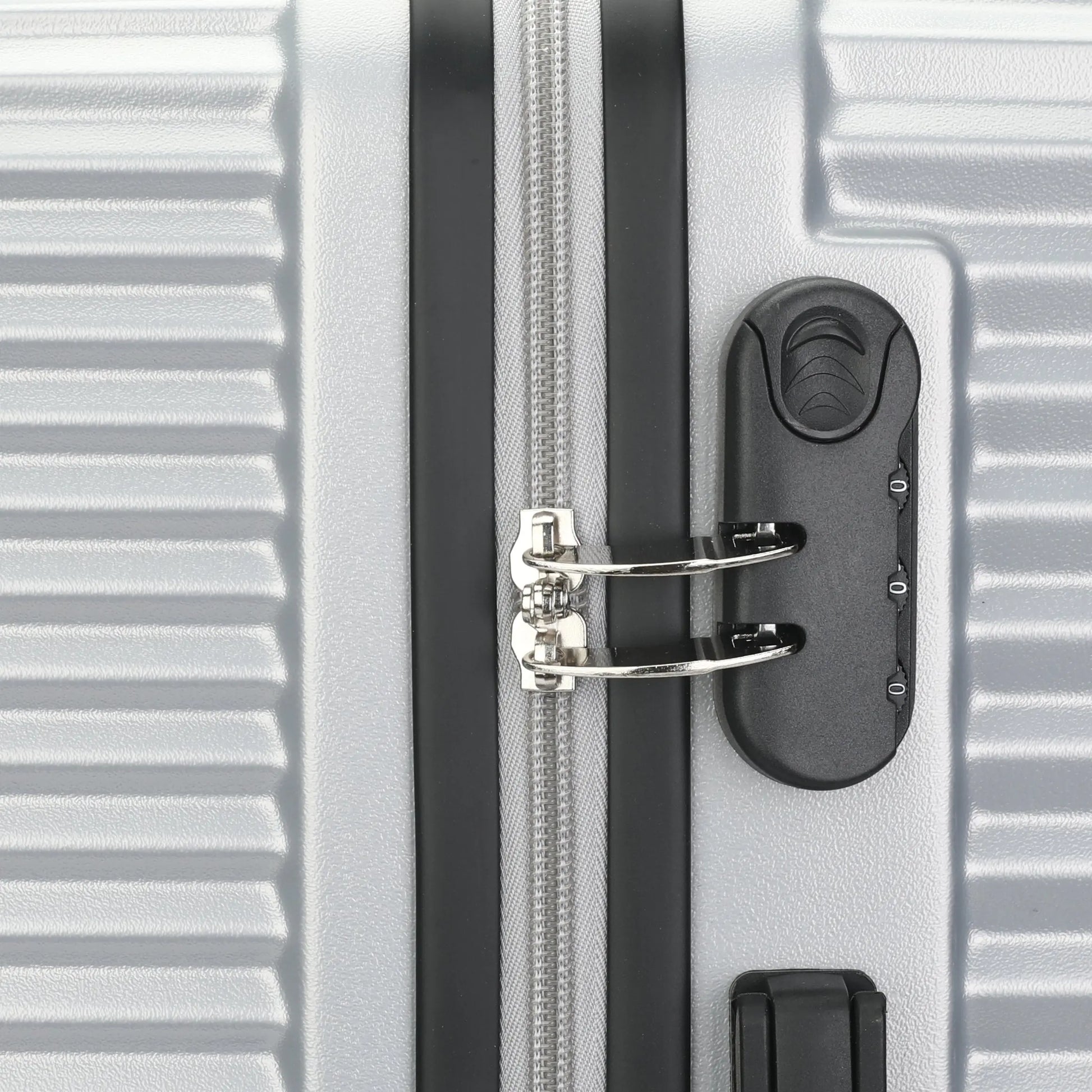 Lucchetto a tripla combinazione integrato e logo Stopover in metallo