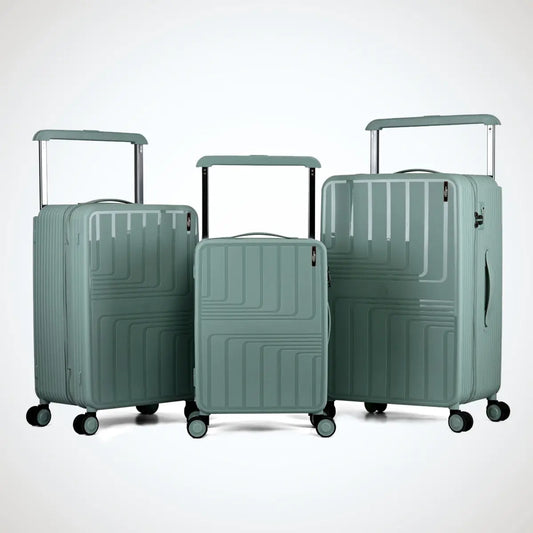 Set 3 trolley rigidi in polipropilene – Sicuri, leggeri e resistenti Stopoverstore.it
