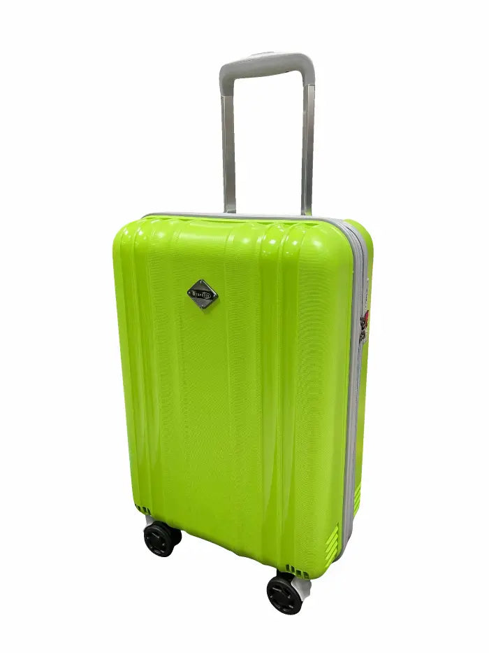 Sistema a 4 ruote silenziose piroettanti a 360 gradi per trolley da cabina.
