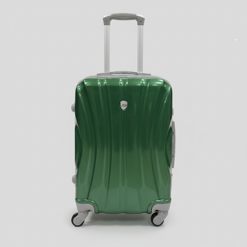 Trolley cabina 55x38x22 cm rigido in ABS e Policarbonato, bagaglio a mano leggero e resistente per aereo.