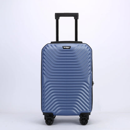 Trolley cabina rigido visto frontalmente, compatto e resistente