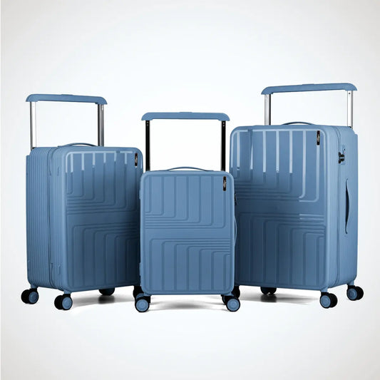 Set 3 trolley rigidi in polipropilene – Sicuri, leggeri e resistenti Stopoverstore.it