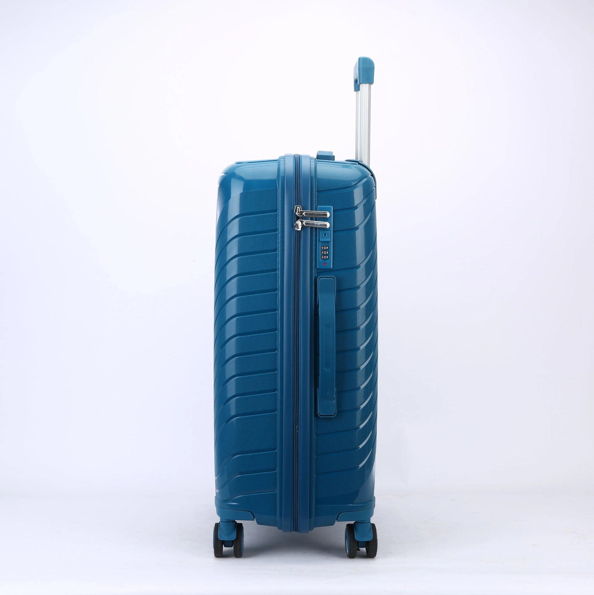 Set 3 trolley rigidi PP per famiglia viaggio completo leggeri e pratic