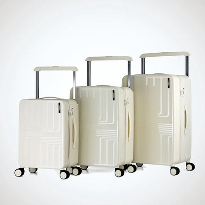 Set 3 trolley rigidi in polipropilene – Sicuri, leggeri e resistenti Stopoverstore.it