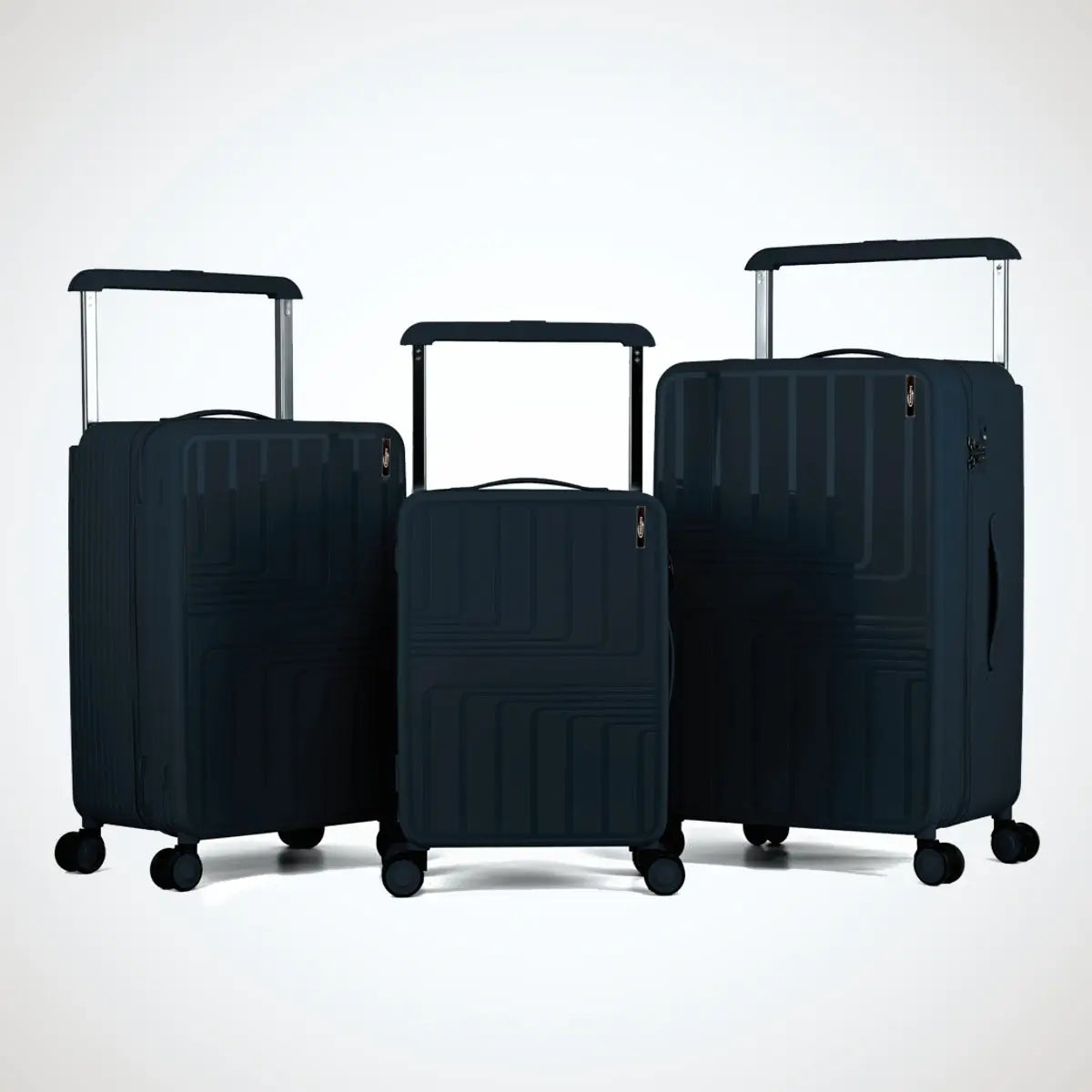 Set 3 trolley rigidi in polipropilene – Sicuri, leggeri e resistenti Stopoverstore.it